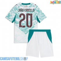 Camisa de time de futebol Portugal Joao Cancelo #20 Replicas 2º Equipamento Infantil Mundo 2026 Manga Curta (+ Calças curtas)